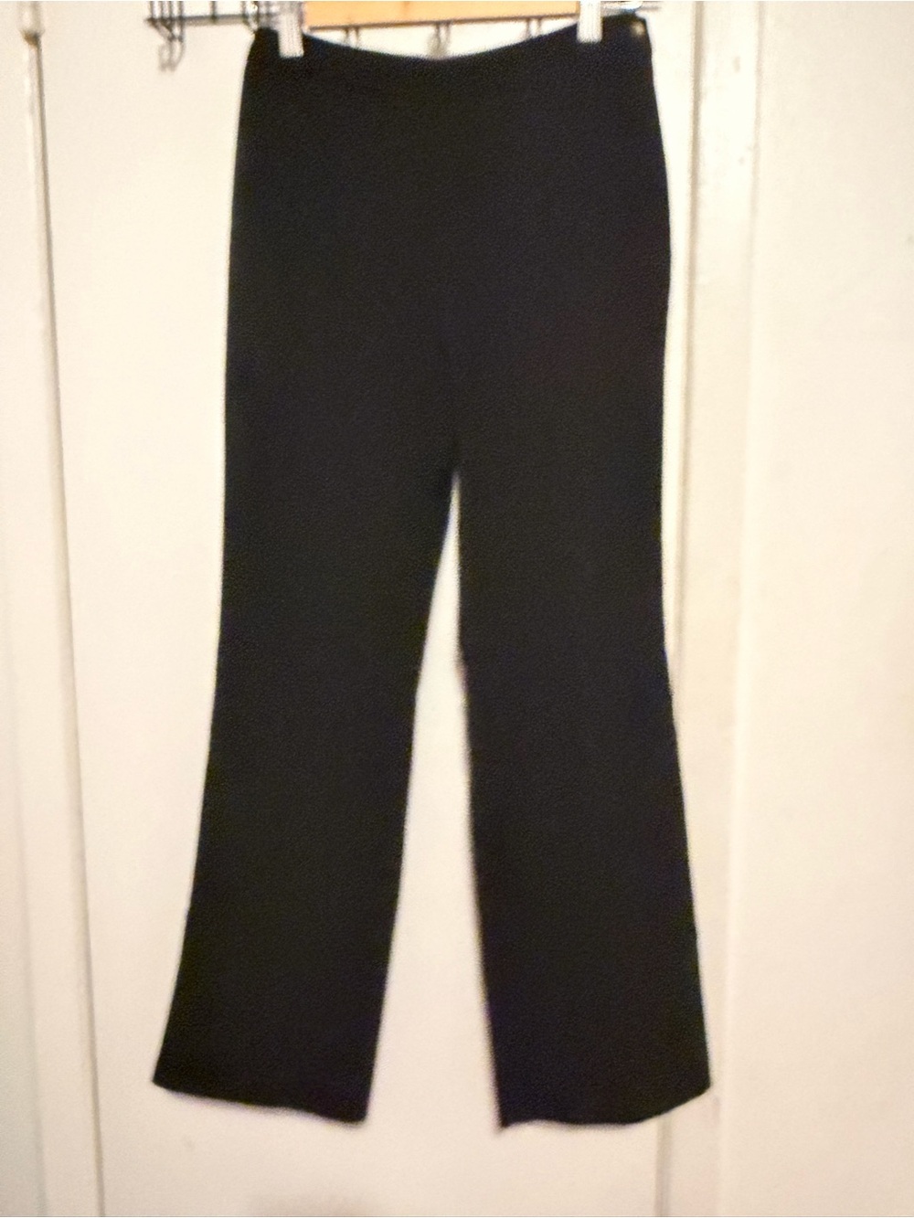 ibex Black Boot-Cut Stretch Pants